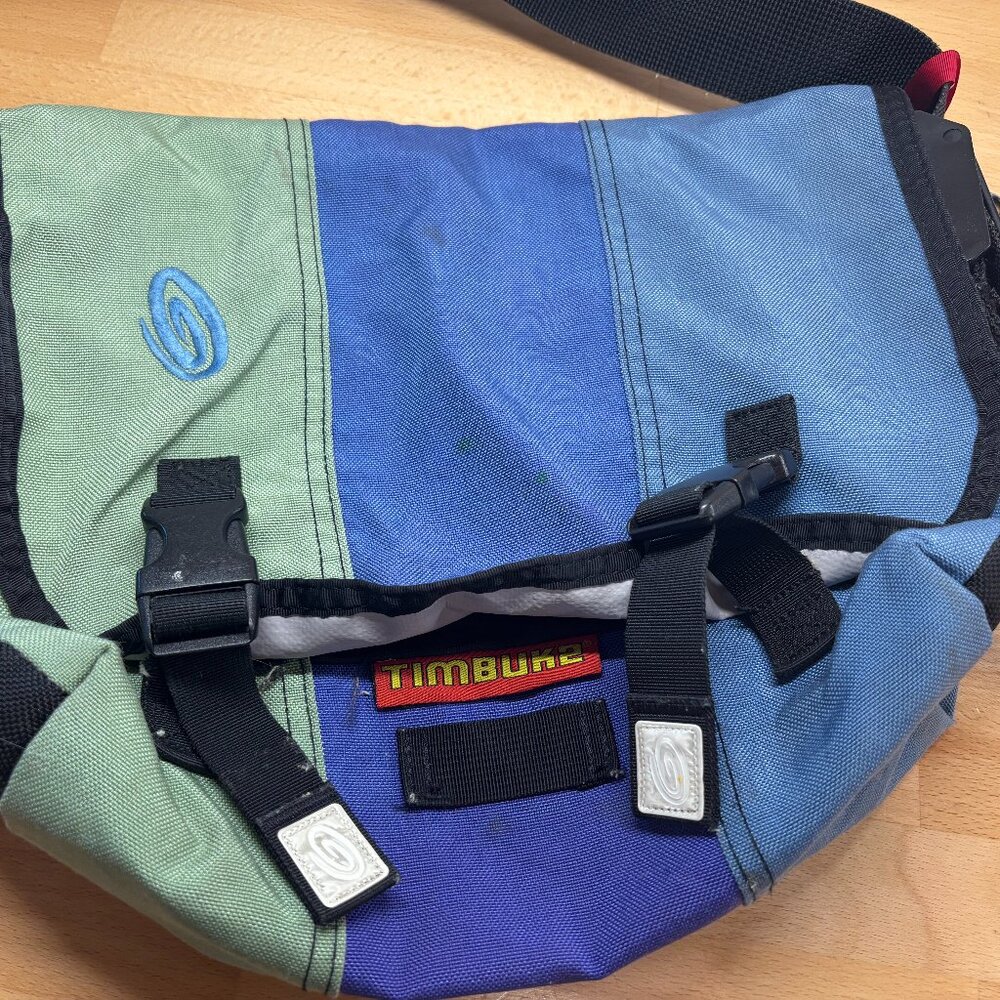 Three-color Timbuk2 Messenger Bag